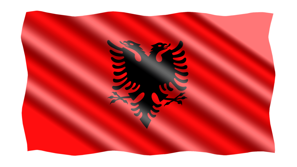 Ontwerp Albanese vlag