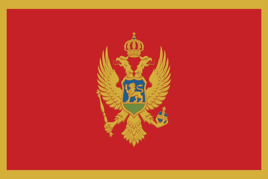 Ontwerp van vlag van Montenegro