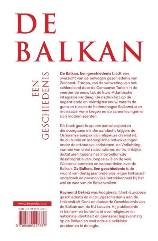 Boek over de Balkan: Een Geschiedenis door Raymond Detrez