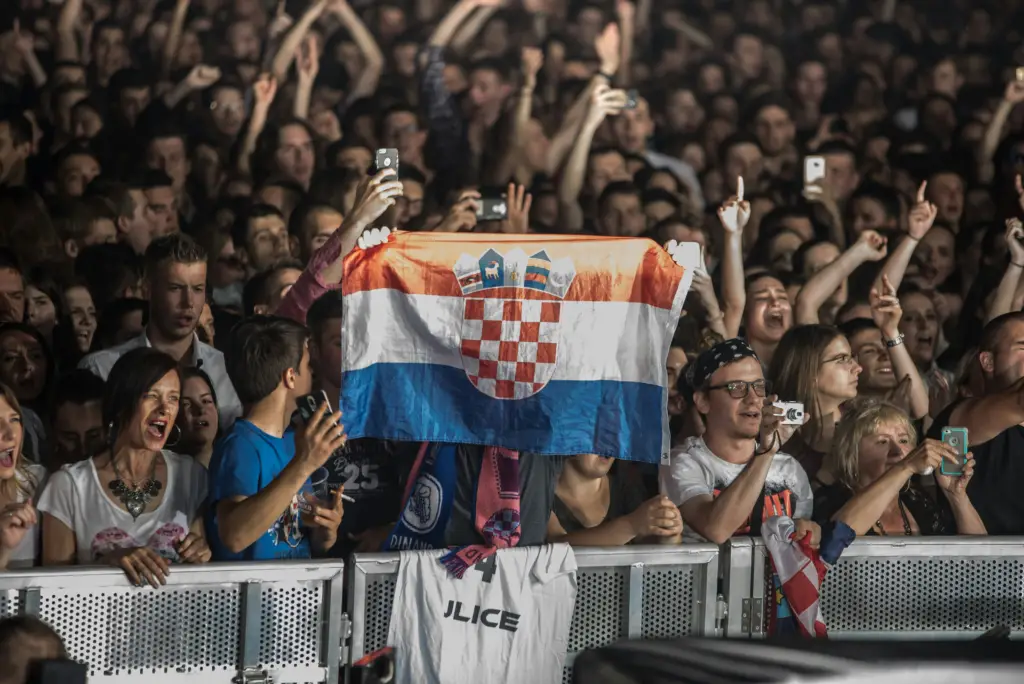 Evenement met publiek in september in Kroatië