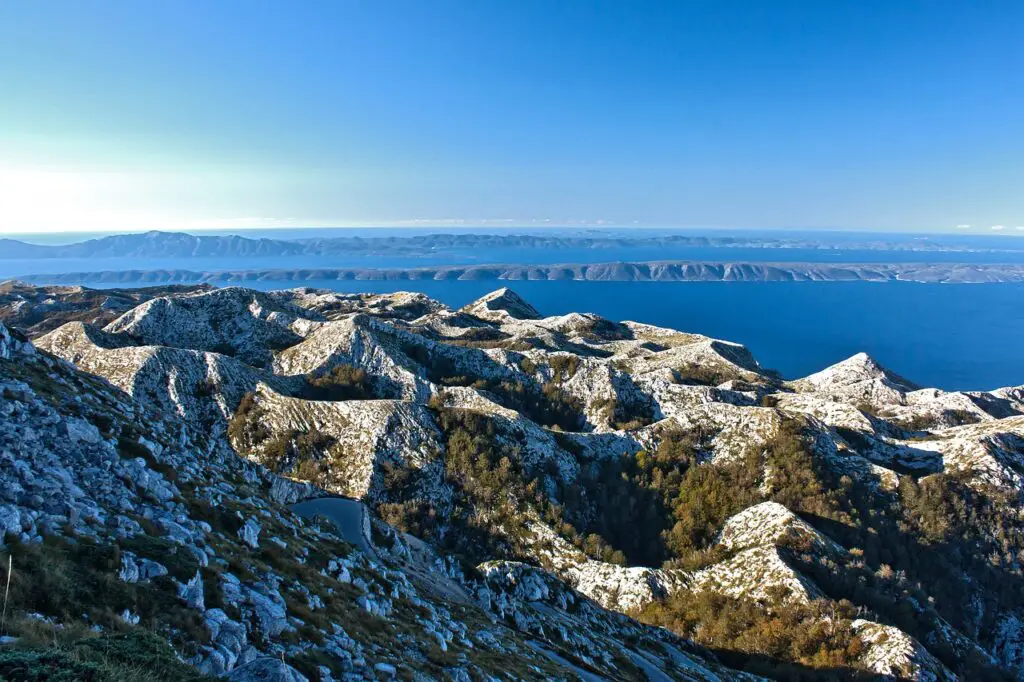 Biokovo-bergketen in Kroatië