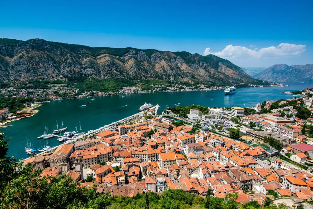 Uitzicht over Kotor