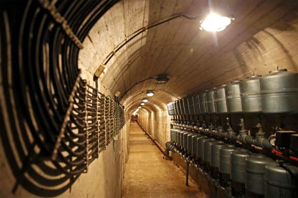 Tunnel in Tito's Bunker ARK D-0 in Konjic