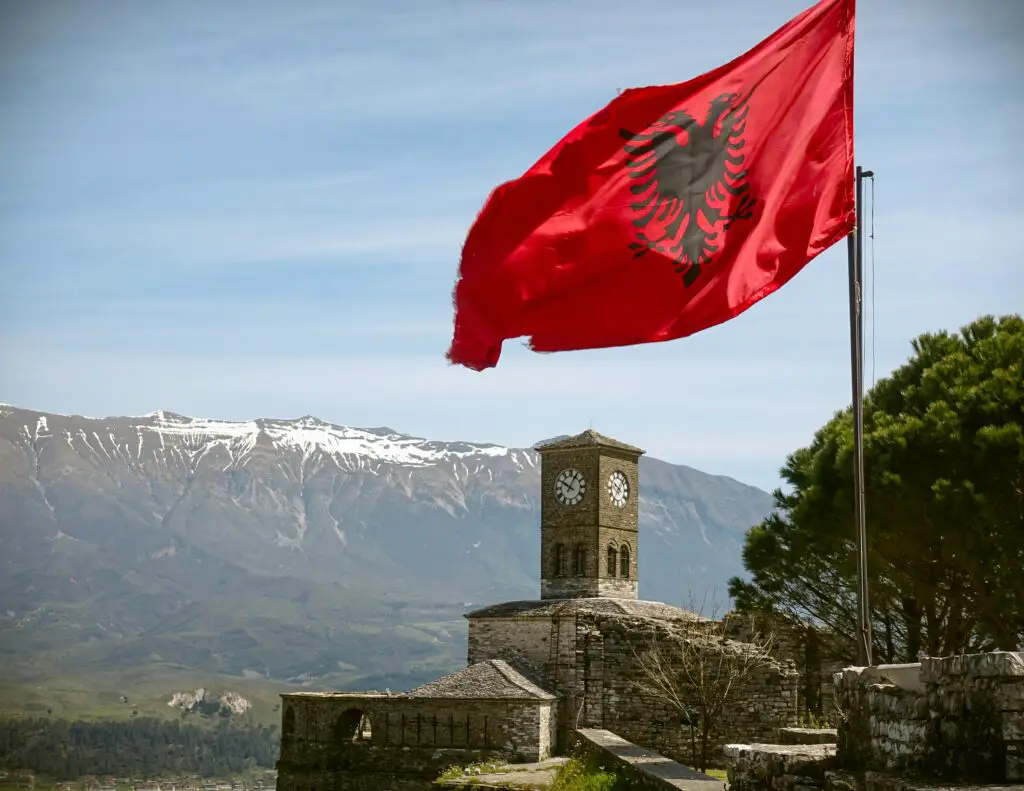 Albanese vlag als nationale identiteit